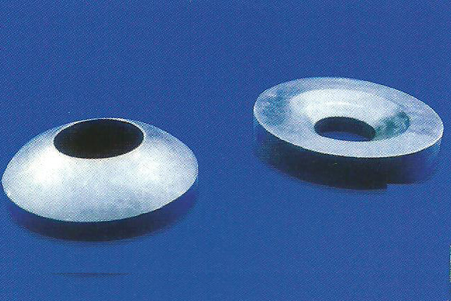 Conical spherical washer